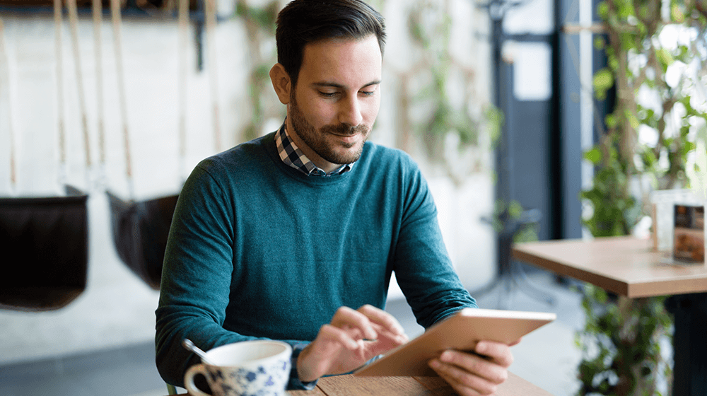 Comfortable customer lounge with free Wi-Fi and beverages
